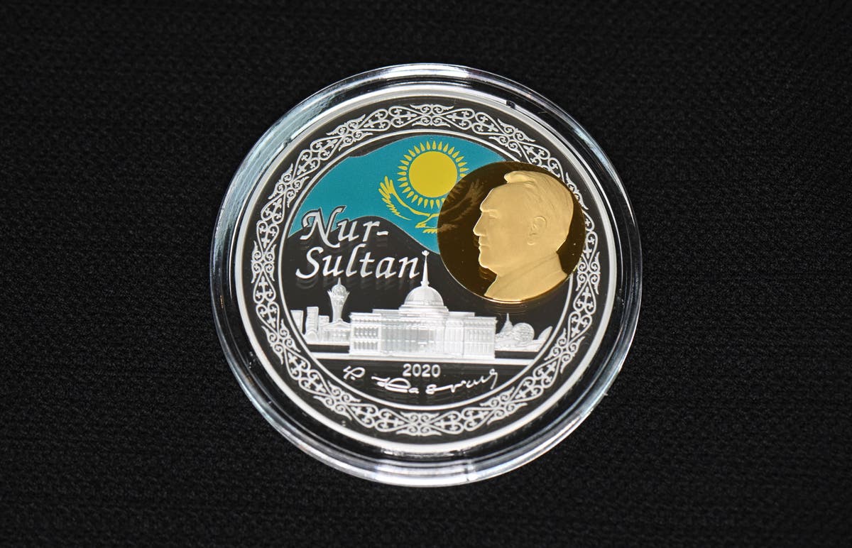 Kazakh leader immortalised in giant coin