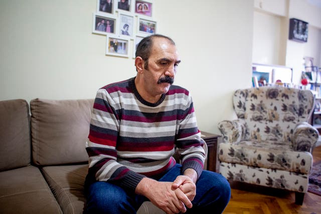 <p>Unlu lost his daughter in a bombing, his wife a few months later, and last year his son fled the country after being pursued by Turkish authorities</p>
