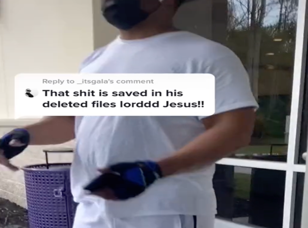 <p>A woman confronts a man for taking a photo of her at the gym without her consent</p>
