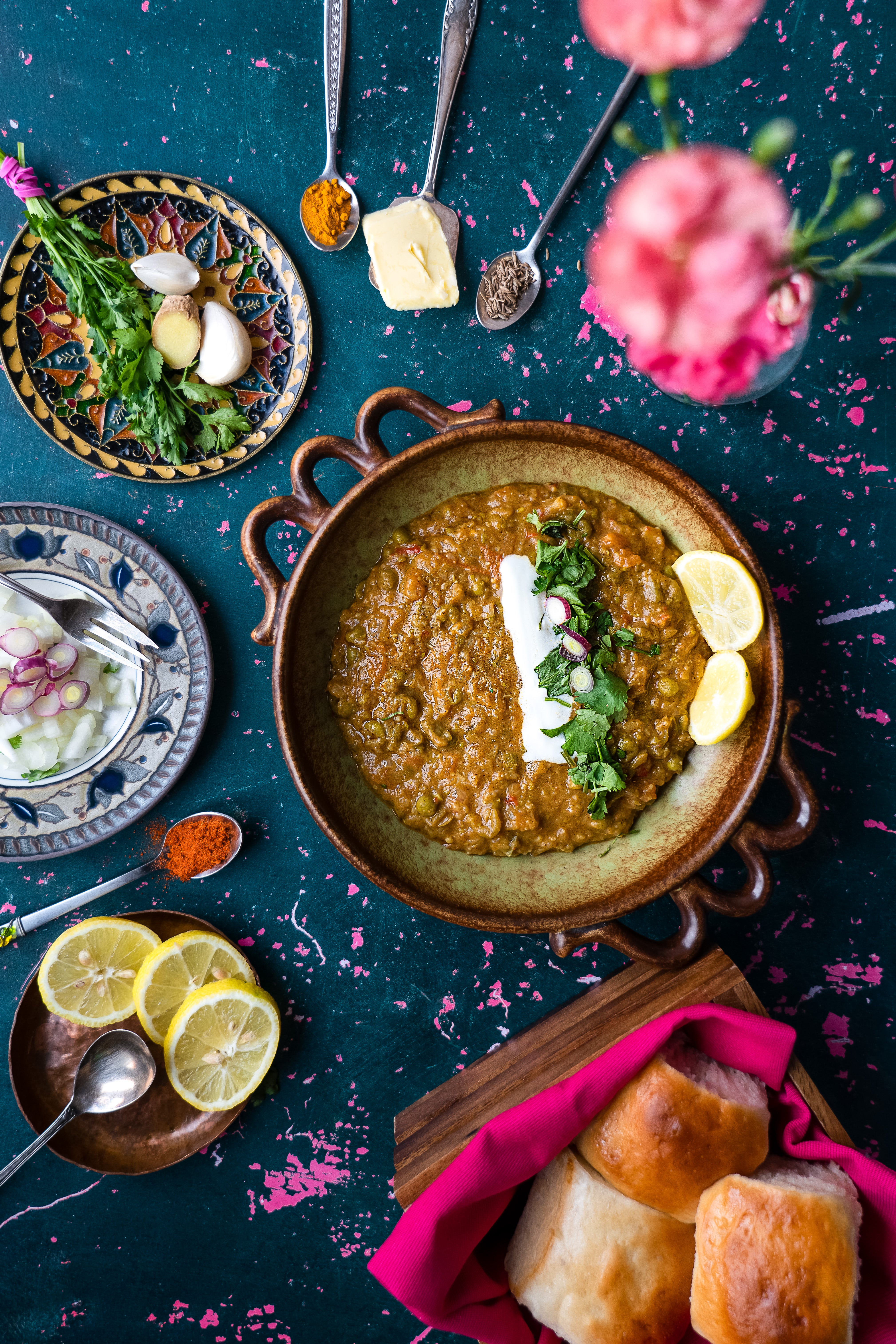 Akshay Borges’ pav bhaji, one of the recipes featured in the book