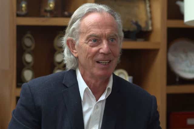 <p>Blair’s new haircut caught attention after an appearance on ITV</p>