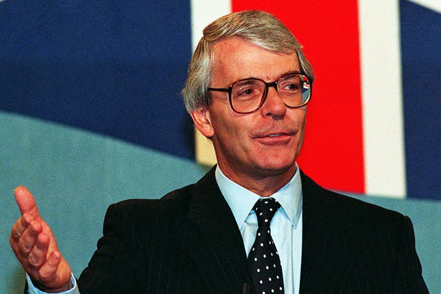 <p>John Major’s ‘Back to Basics’ campaign backfired on the Tories </p>