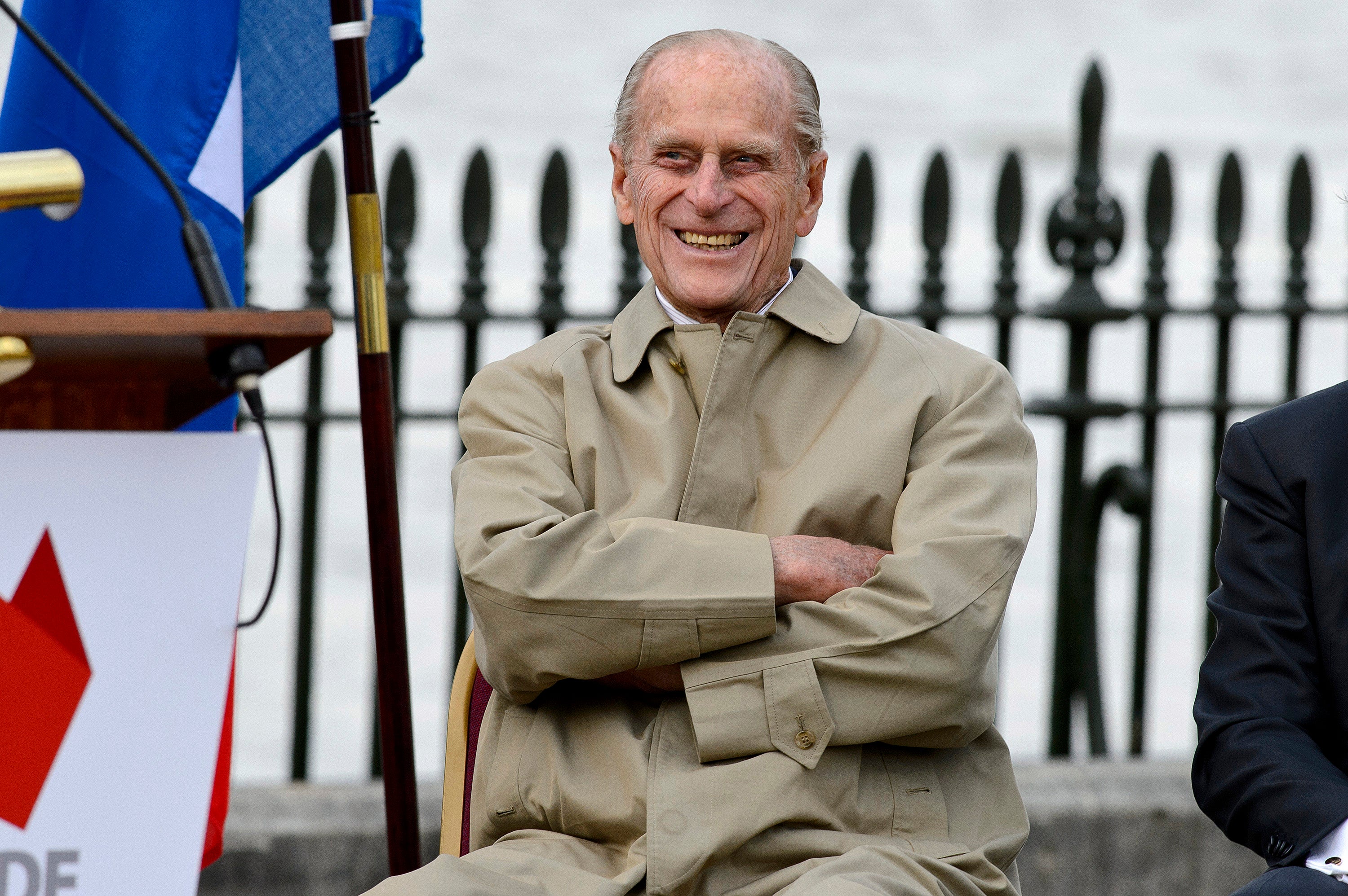 Prince Philip, Duke of Edinburgh attends the renaming ceremony for ‘The City Of Adelaide’ clipper ship at the Old Royal Naval College on 18 October, 2013 in Greenwich, England. A new national flagship will reportedly be named in the late Prince Philip’s honour.