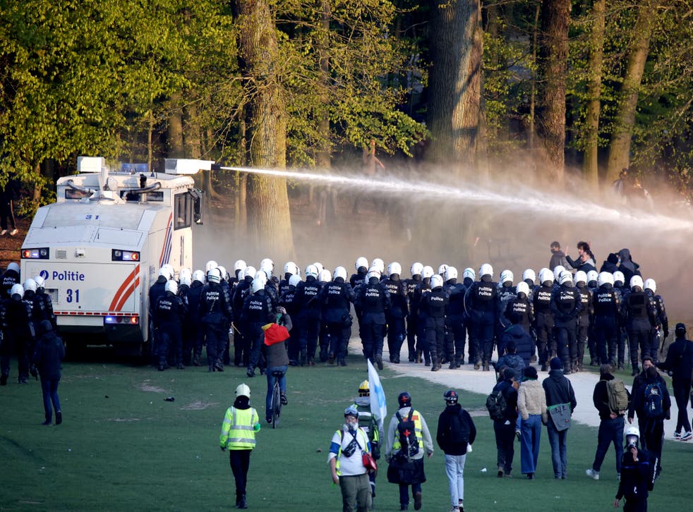 CORONAVIRUS-BELGICA-PROTESTAS