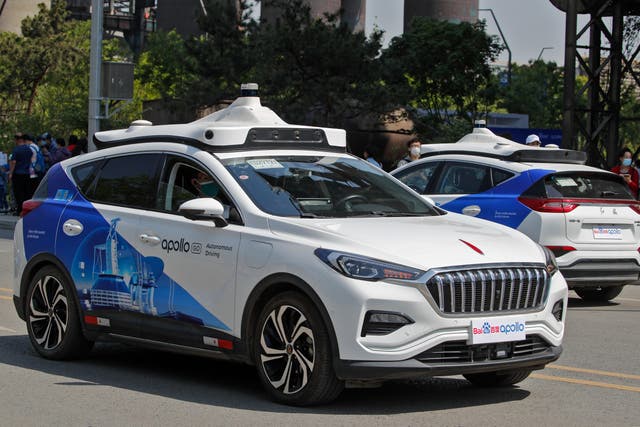 China Driverless Taxi