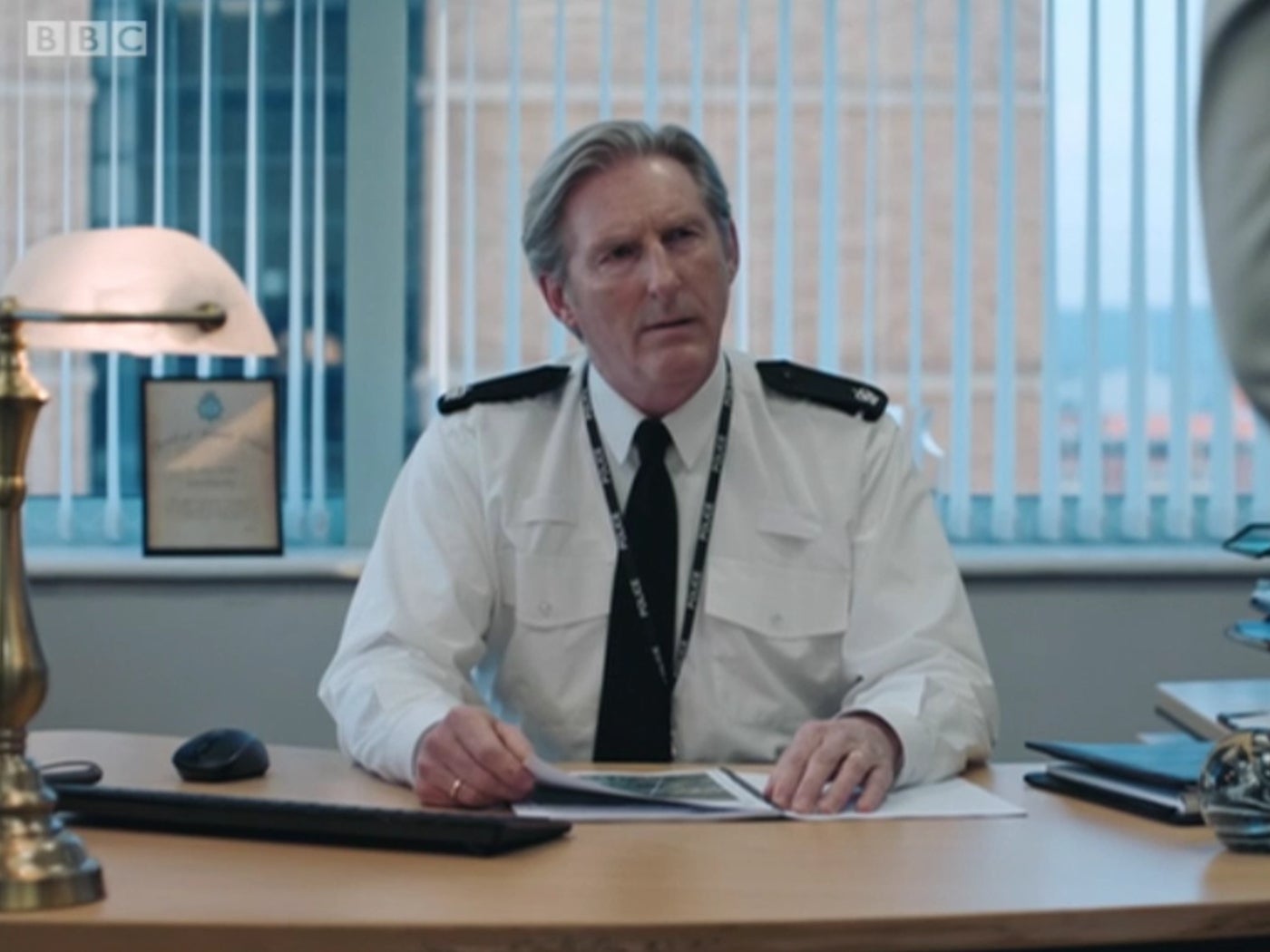 Adrian Dunbar as Ted Hastings in Line of Duty