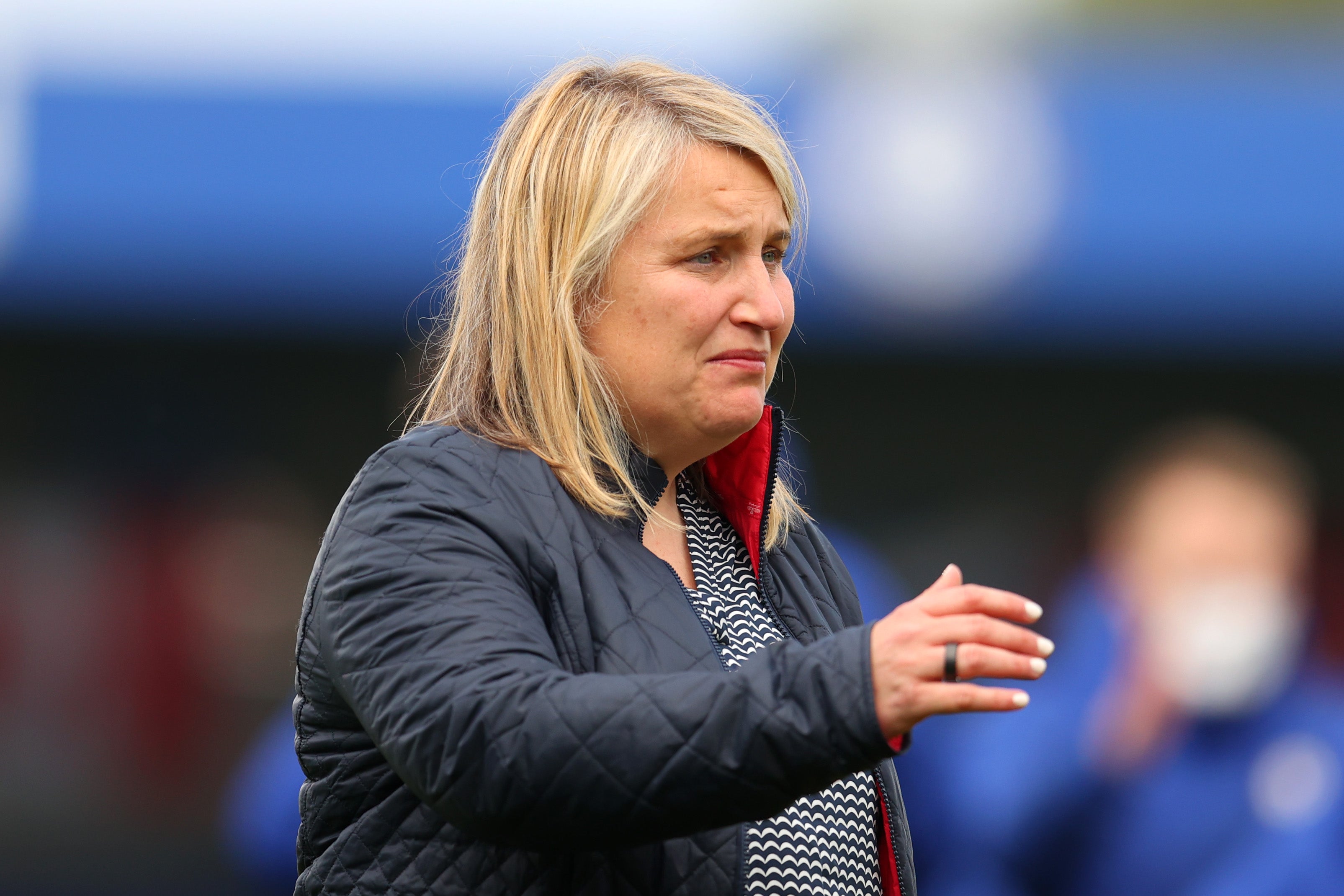 Emma Hayes was in tears after Chelsea held on to defeat Bayern Munich on Sunday