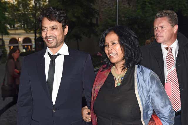<p>File image: Irrfan Khan and wife Sutapa Sikdar at the 'Qissa' Premiere as part of Filmfest Muenchen 2014 </p>