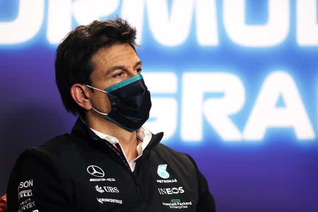<p>Toto Wolff praised Lewis Hamilton for driving an ‘immaculate race’</p>