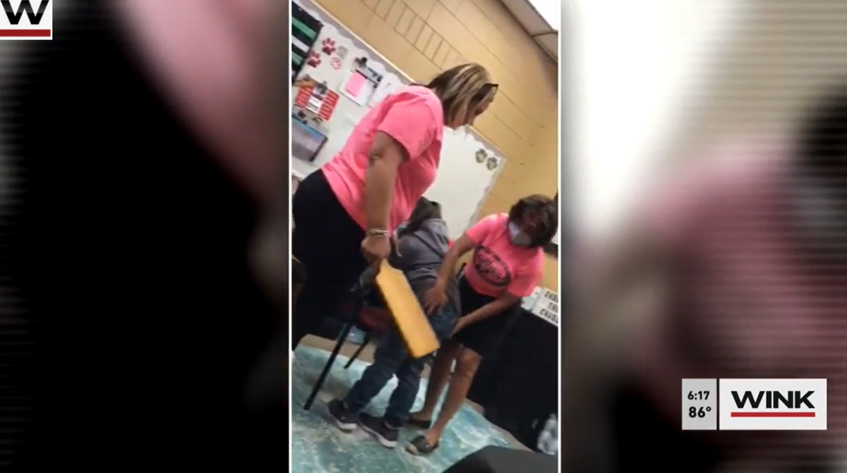 Profesora De Florida Captada Por Cámara Golpeando A Niña De 6 Años Con 