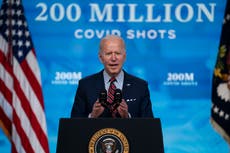 Biden unveils target of 70% of Americans vaccinated by 4 July – what then for the remaining 30%?