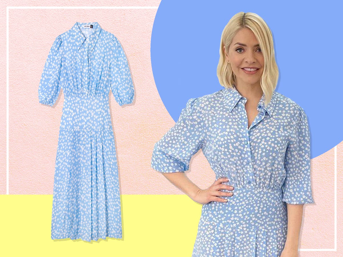 Holly Willoughby’s This Morning outfit today: Where to buy her blue floral dress