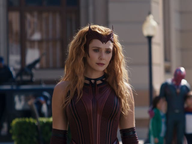 <p>Elizabeth Olsen as Scarlett Witch in WandaVision</p>