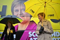 Nicola Sturgeon’s chances of winning outright majority at Holyrood ‘too close to call’, pollster suggests