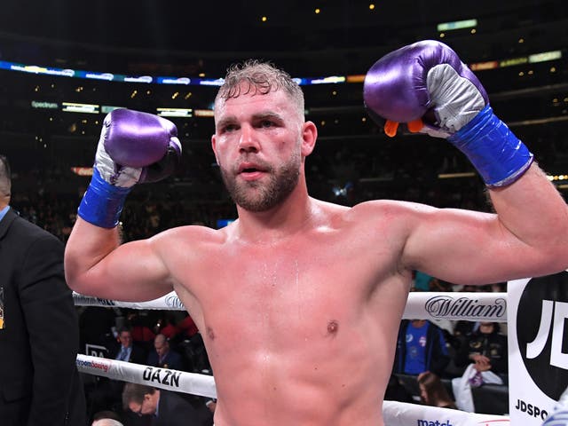 British super middleweight Billy Joe Saunders