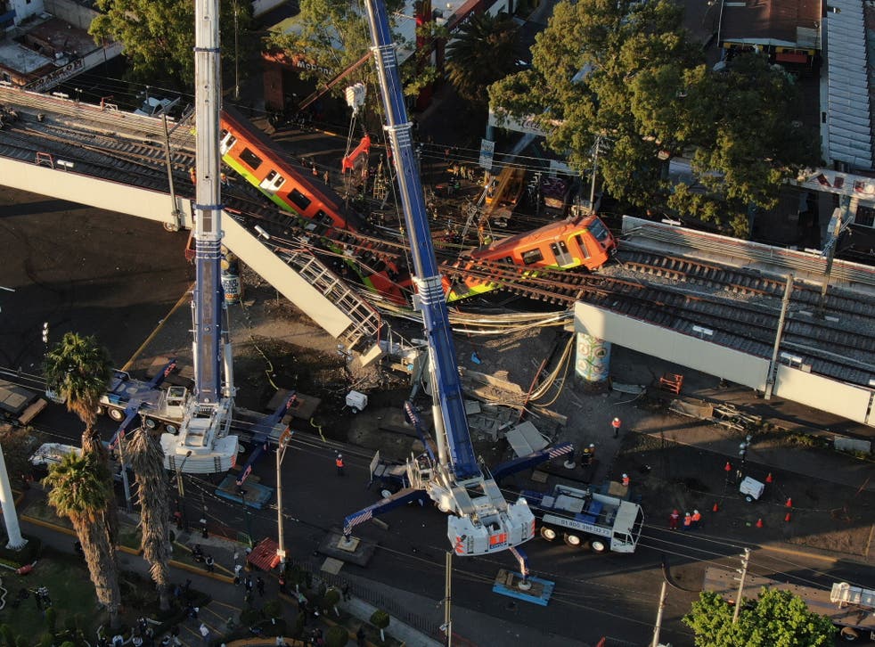 MEXICO-ACCIDENTE METRO