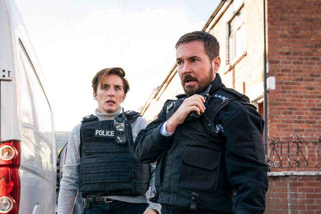 Martin Compston and Vicky McClure in Line of Duty