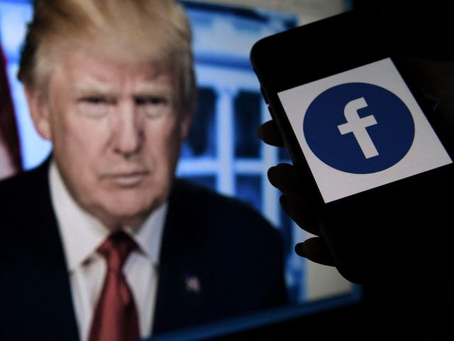 <p>Donald Trump was banned from Facebook in the wake of the US Capitol attack</p>