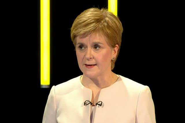 SNP leader and Scotland’s first minister Nicola Sturgeon