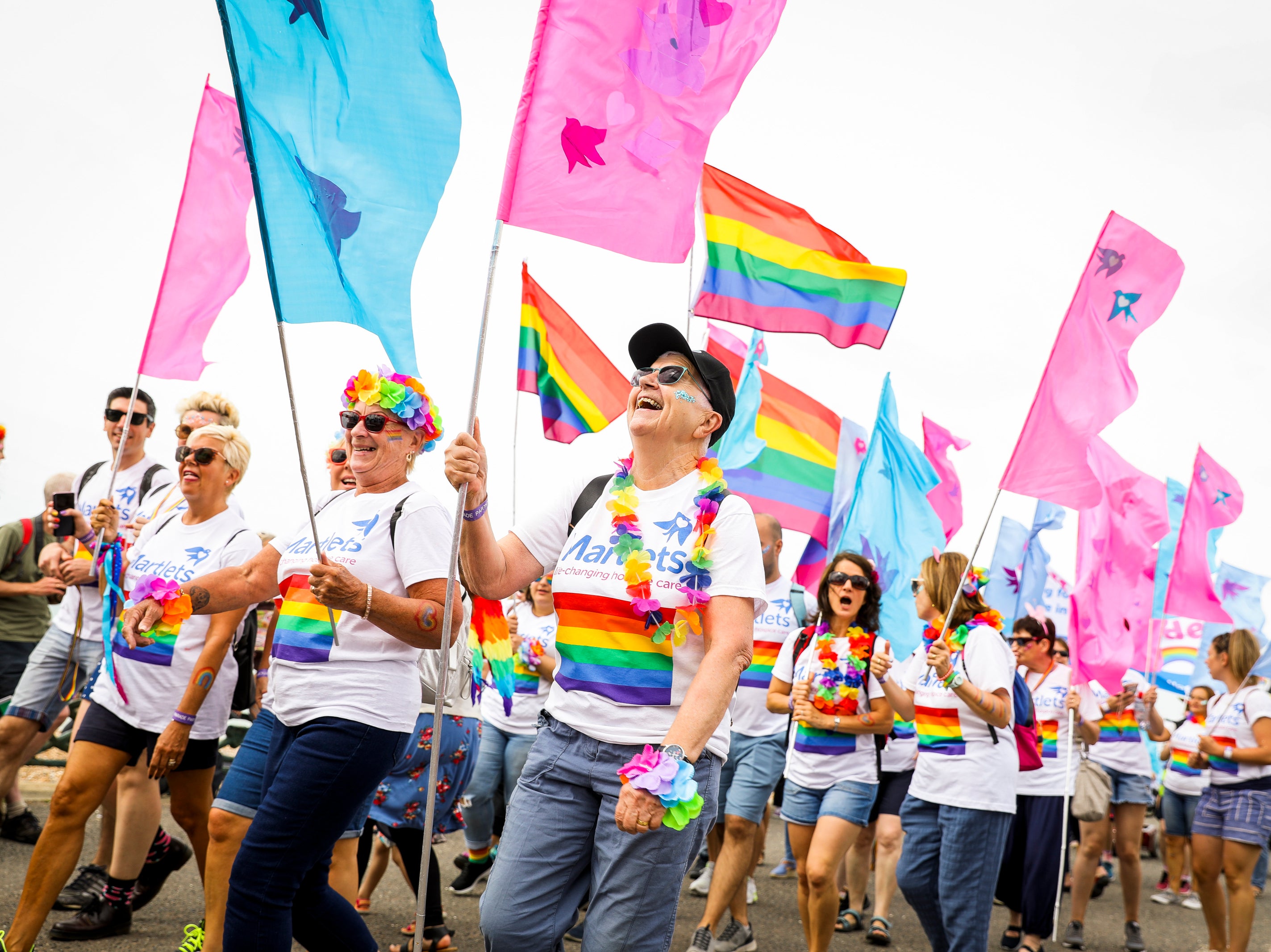 Attendees at Brighton Pride in 2019