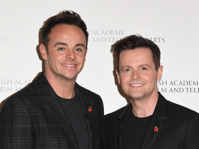 Ant McPartlin and Dec Donnelly, photographed in 2019
