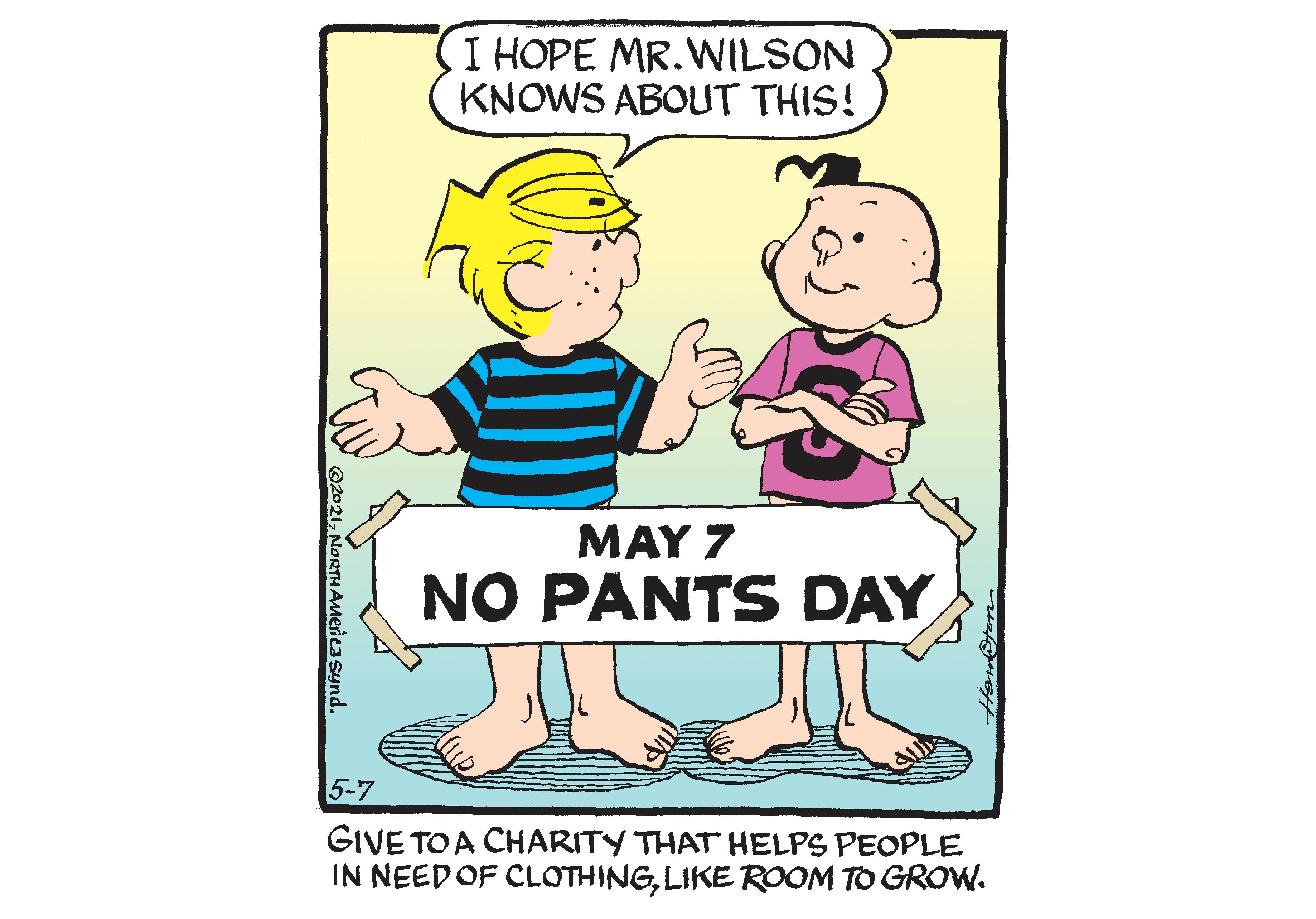 Comics-No Pants Day