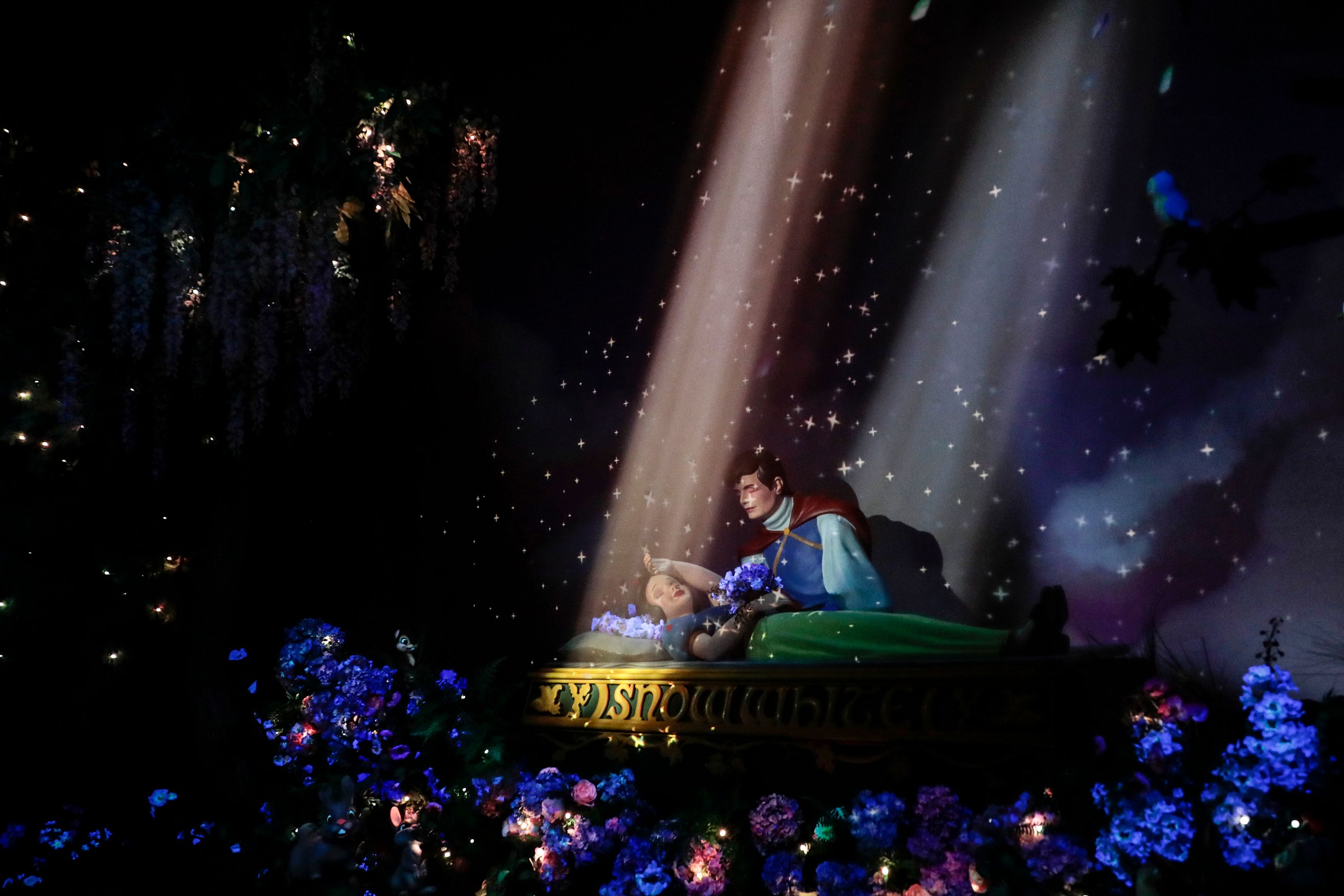 Snow White’s Enchanted Wish attraction inside Disneyland, Anaheim, California