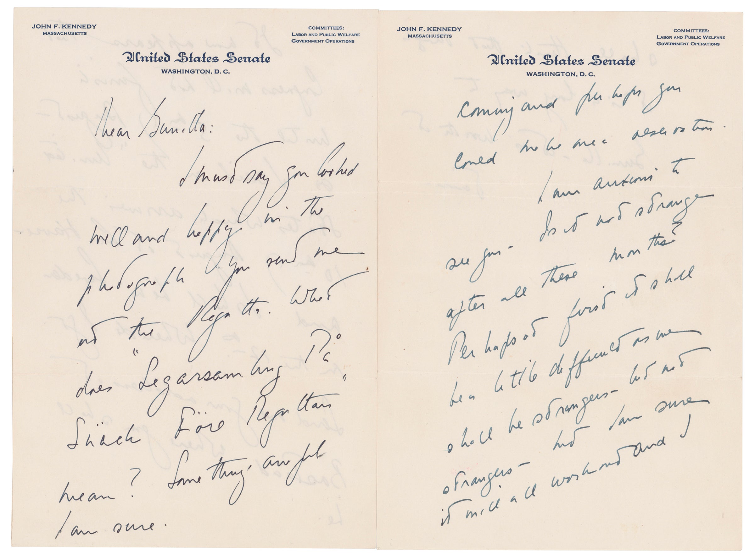 JFK Love Letters Auction
