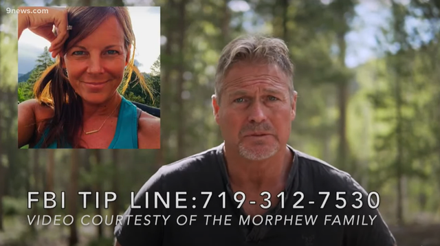 Barry Morphew in a video seeking information on his missing wife Suzanne Morphew