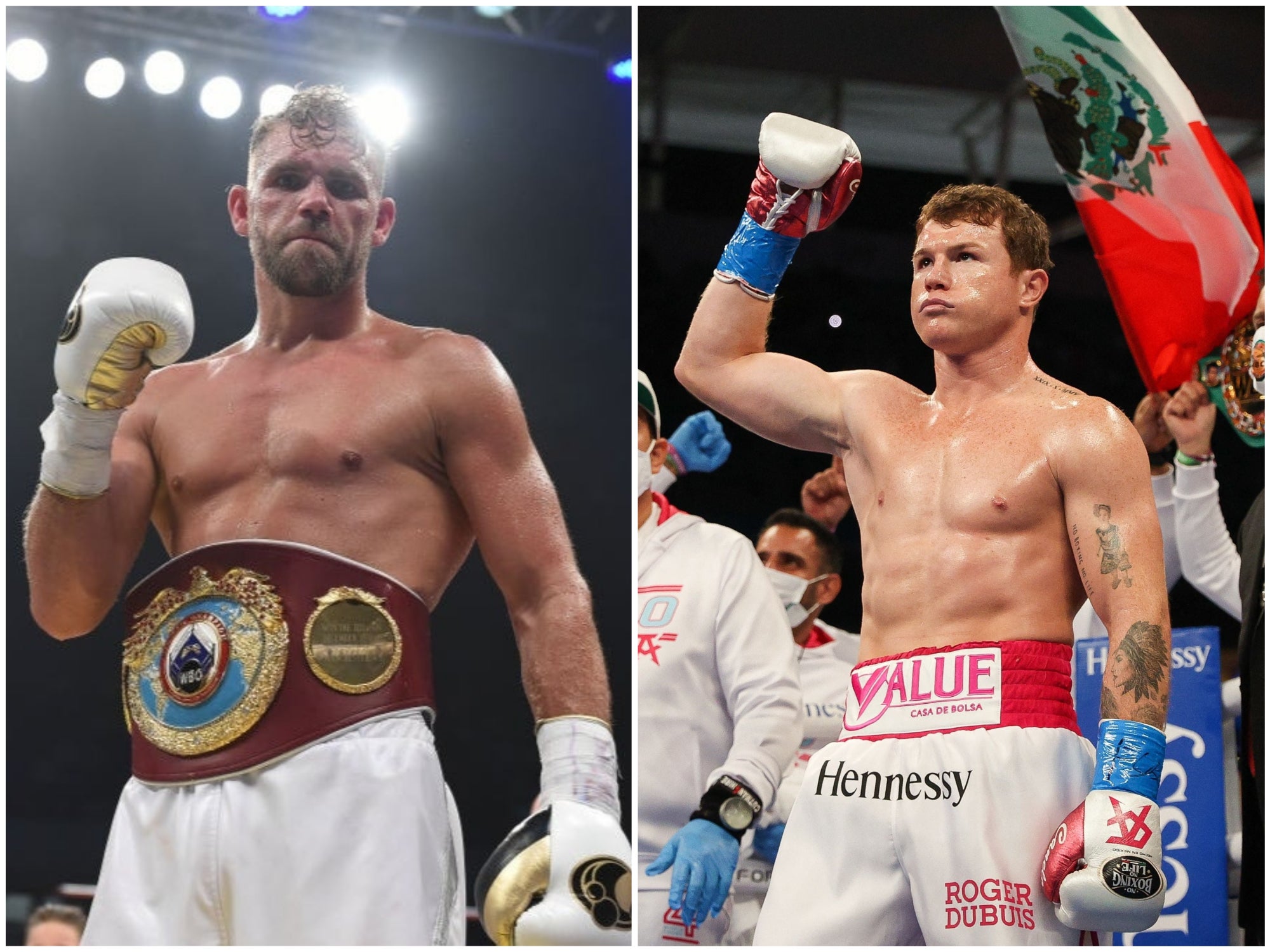 Saul 'Canelo' Alvarez and Billy Joe Saunders separated in ...