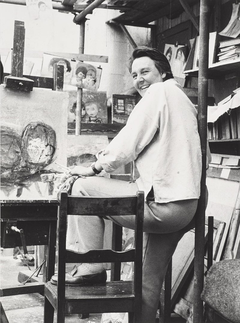 ‘I like the friendliness of the backstreets’ – Eardley in her rundown studio in Townhead 1962