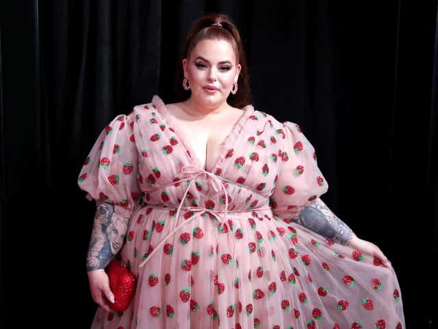 <p>Tess Holliday at the the 62nd Annual GRAMMY Awards </p>