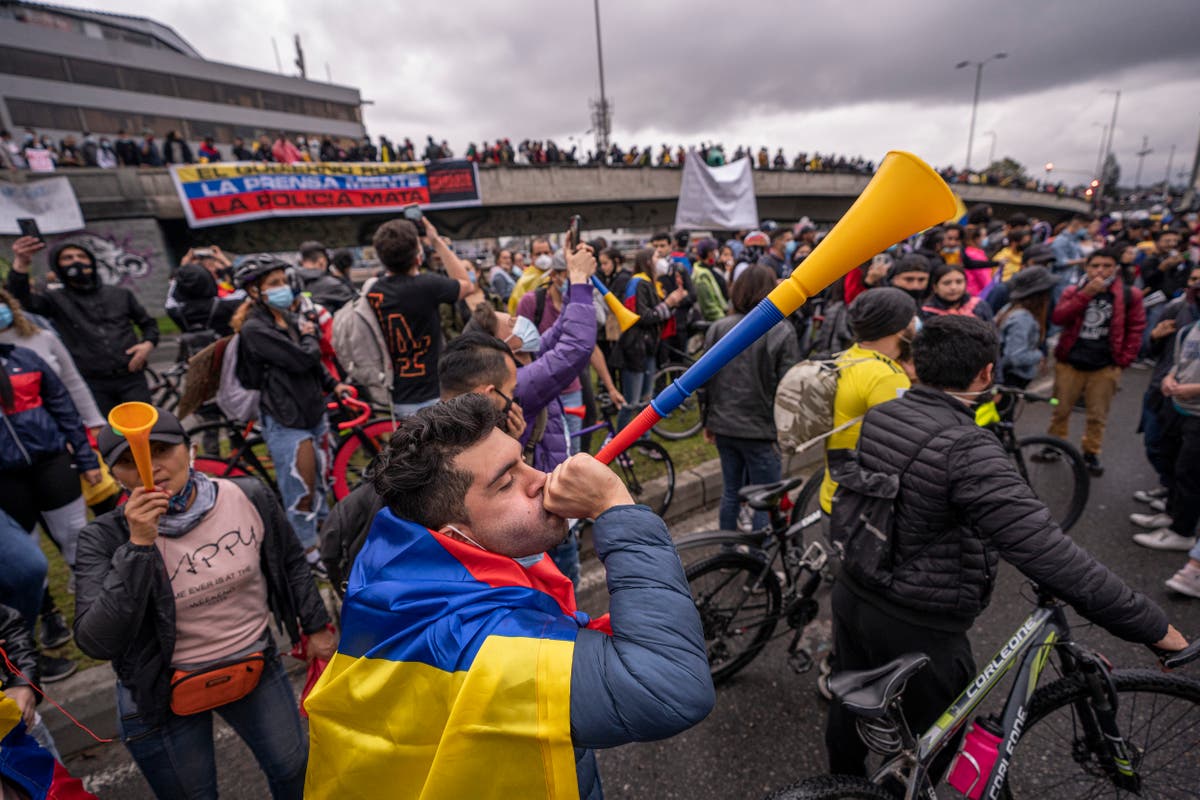 Violent protests in Colombia over tax reform