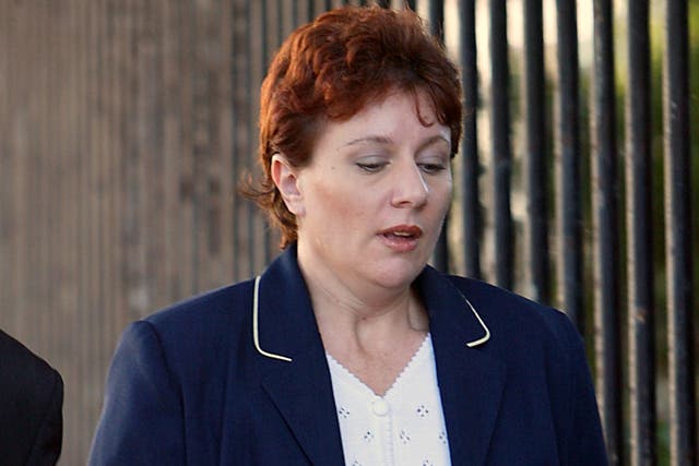 Australian Kathleen Folbigg, pictured in 2003, is petitioning the New South Wales state governor for a pardon after being convicted of killing her four children 18 years ago