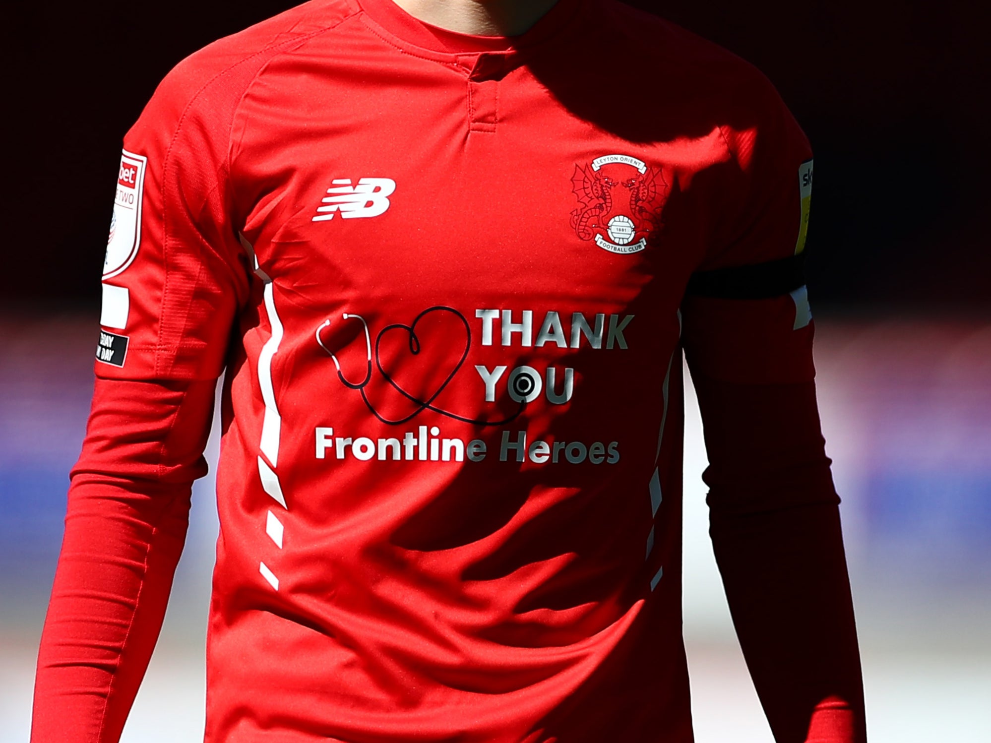 Harry Kane bought the shirt sponsorship of his old loan club Leyton Orient last year