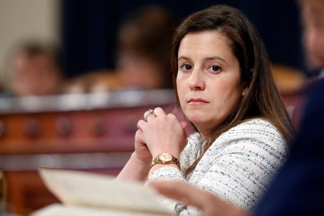 <p>Rep. Elise Stefanik, a notable fan of the former President Donald Trump, is not the shoo-in to fill Rep. Liz Cheney’s position as the chair of the Republican Convention, according to multiple media reports</p>
