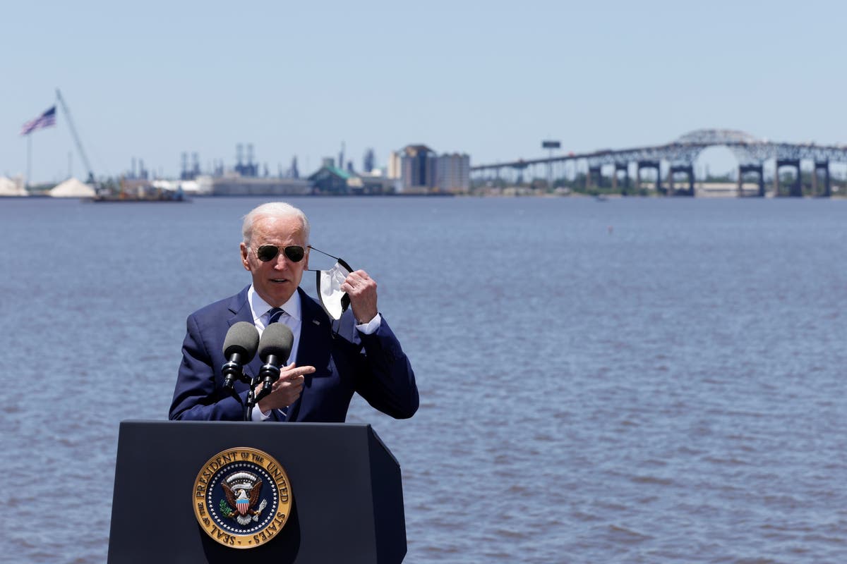 &lsquo;Nothing happened&rsquo;: Biden slams Trump on infrastructure as he outlines sweeping plans in storm-battered Louisiana