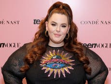 Tess Holliday says comments accusing her of lying about anorexia show ‘larger problem’ of lack of representation 