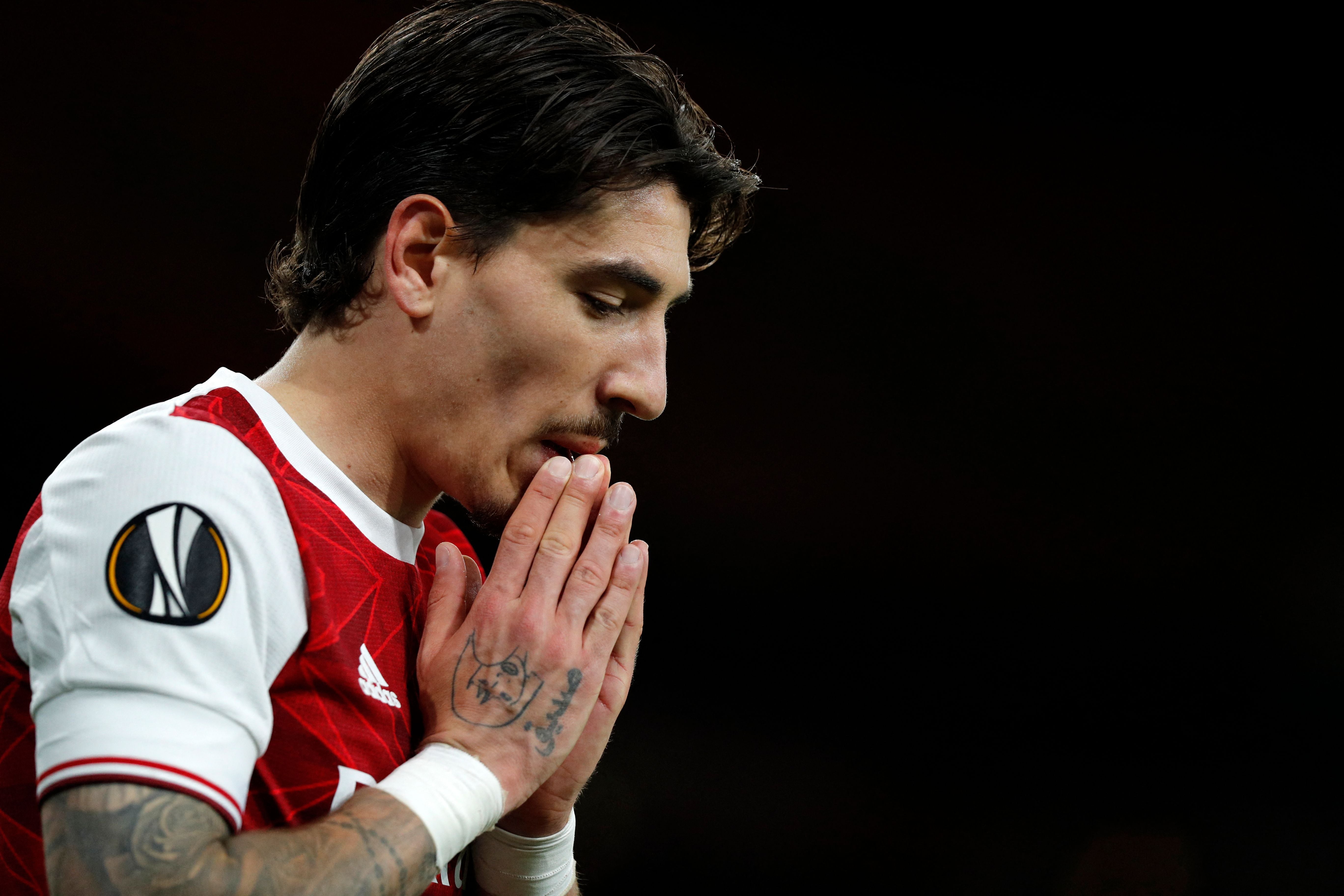 Arsenal star Hector Bellerin wears his heart on his sleeve when he's on the  pitch with his whole family tattooed on his body | The Sun