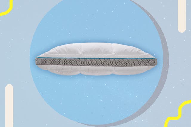 <p>The adjustable pillow has Nasa-derived technology to keep you warm or cool while you sleep</p>