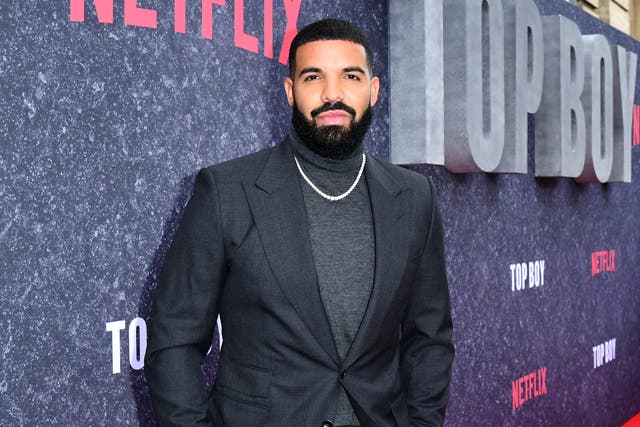 Drake at the UK premiere of Top Boy