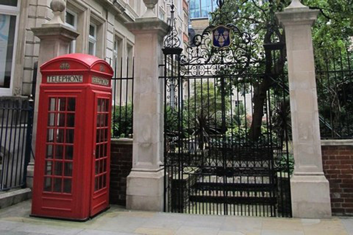 The phone box is on sale for £45,000