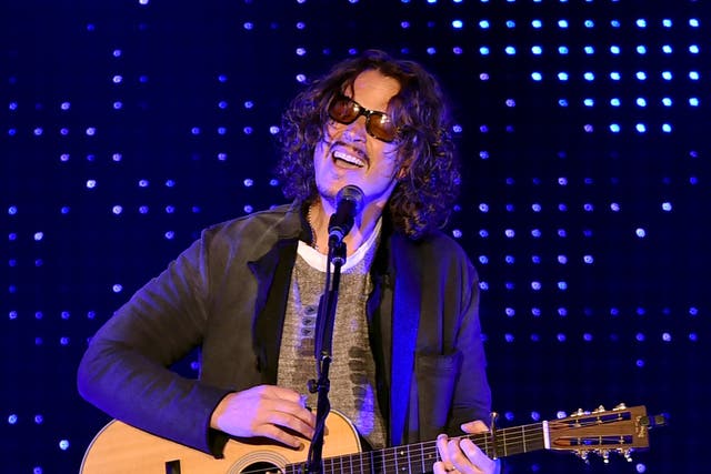 Chris Cornell performing in 2015