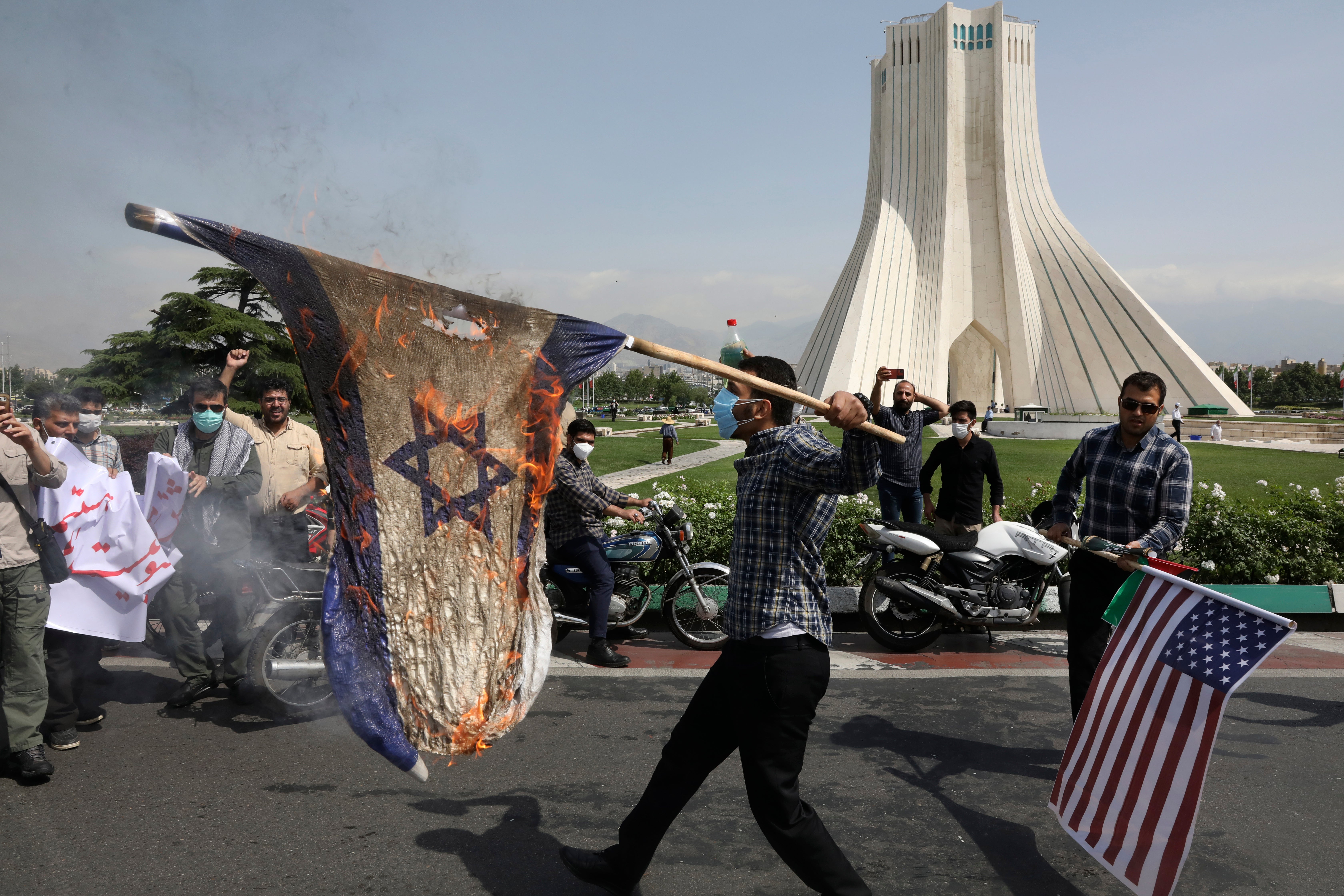 Iran Israel Palestinians US