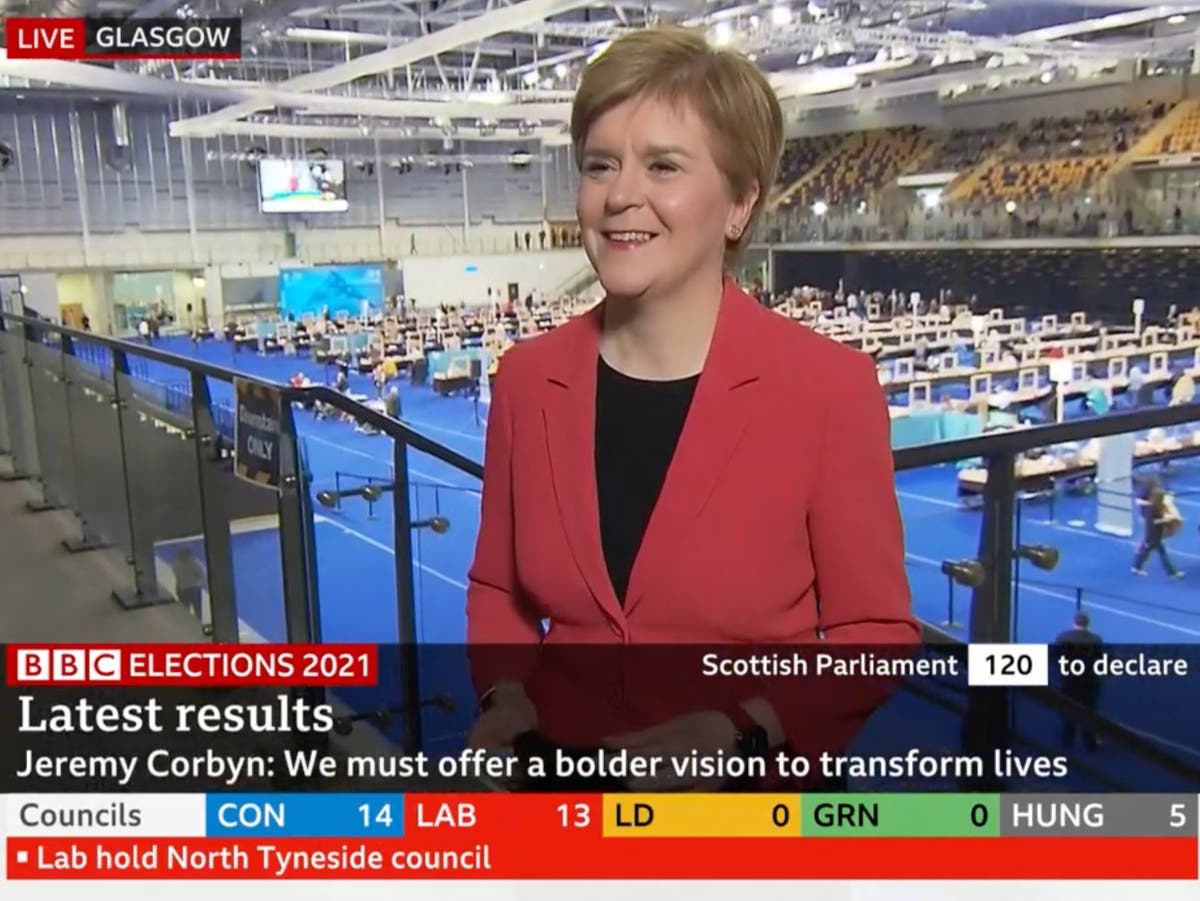 Sturgeon says SNP majority &lsquo;has always been a very, very long shot&rsquo; 