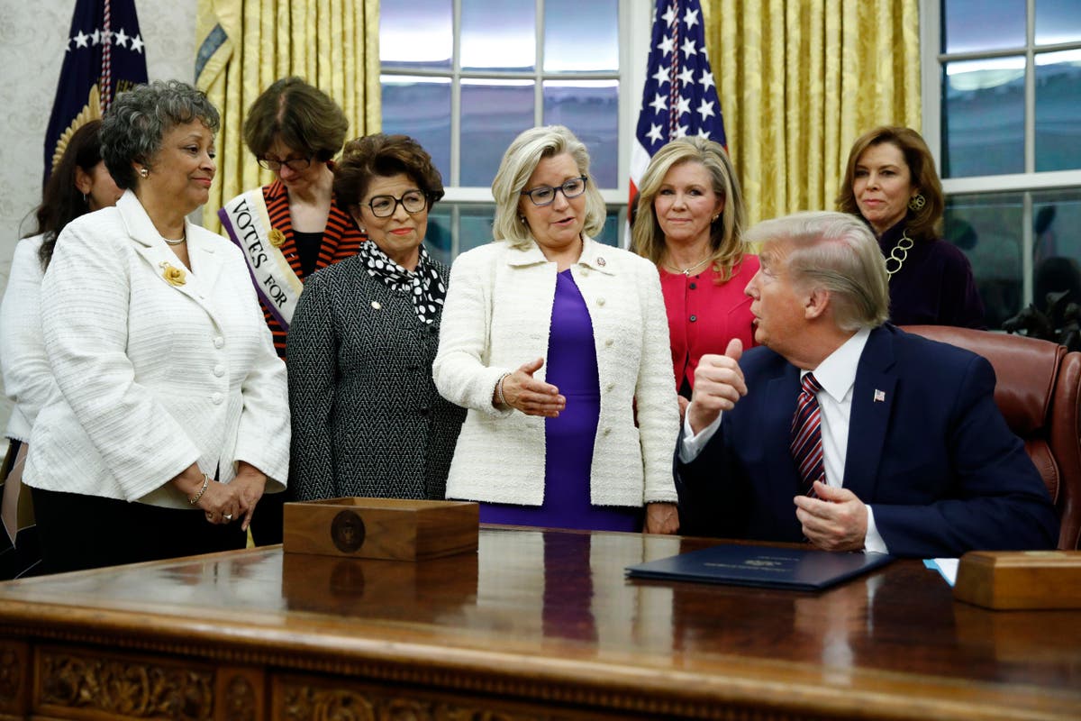 &lsquo;A bitter horrible human being&rsquo;: Trump slams Liz Cheney in gloating statement as she loses leadership role