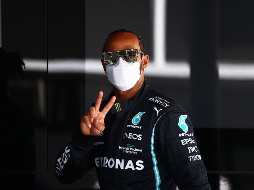 Lewis Hamilton at the Spanish Grand Prix