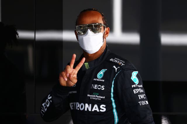 Lewis Hamilton at the Spanish Grand Prix
