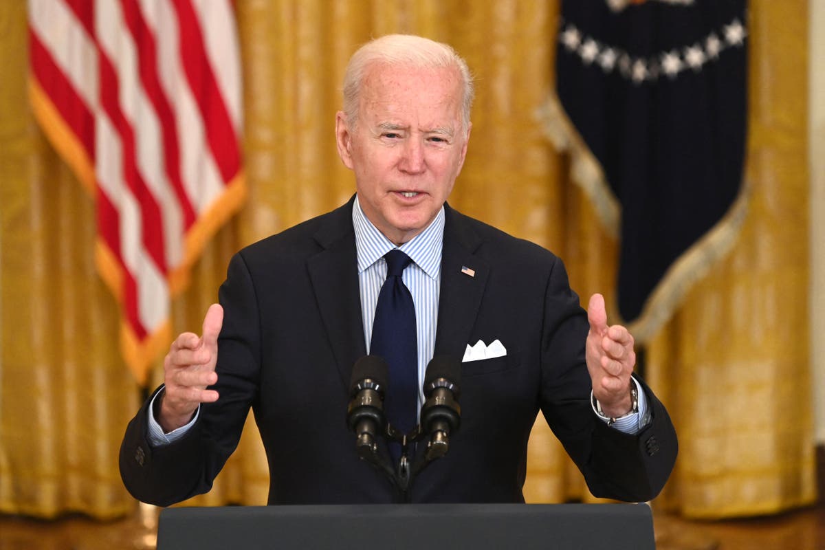 Biden claims April jobs report is â€˜rebuttalâ€™ to idea Americans donâ€™t want to work