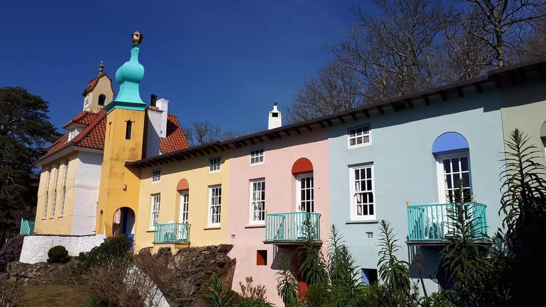 Portmeirion, a tourist village in north Wales